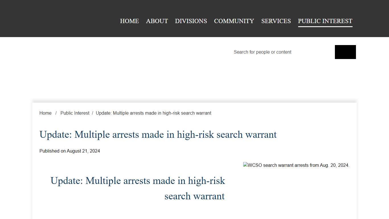 Update: Multiple arrests made in high-risk search warrant Weld Sheriff